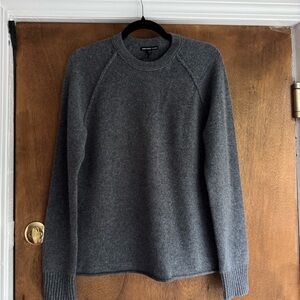 James Perse Charcoal Gray Cashmere Sweater